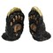 7 Inch Bear Paw Decorative Bookends Rustic Resin Shelf Organizer Cabin Home